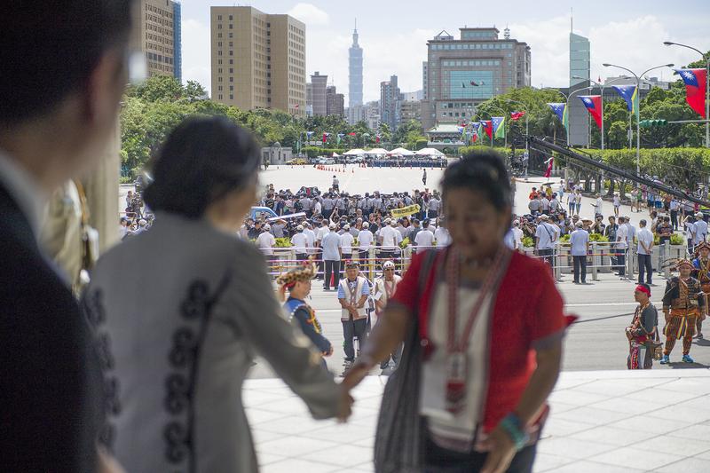 總統府,凱道,原民日,原住民,蔡英文