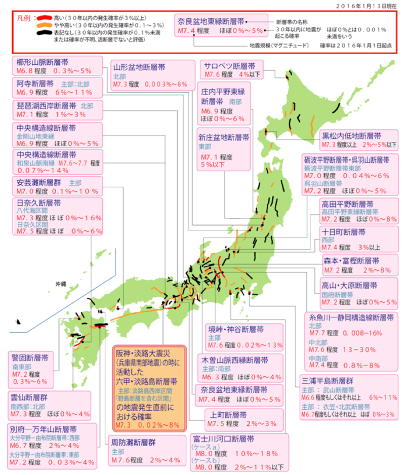 鄭錦桐、日本、地震