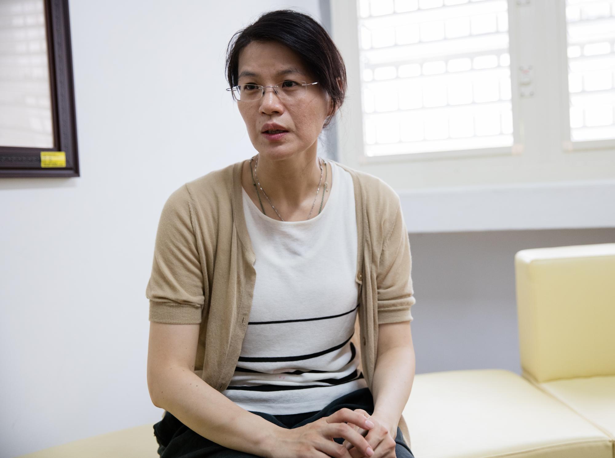 臨床心理師顏蔚吟。(攝影/吳逸驊)