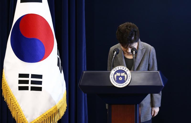 朴槿惠下台，首圖，JEON HEON-KYUN ／AFP
