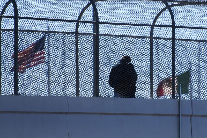 我在美墨邊境台商工廠看川普的邊境政策。JIM WATSON / AFP