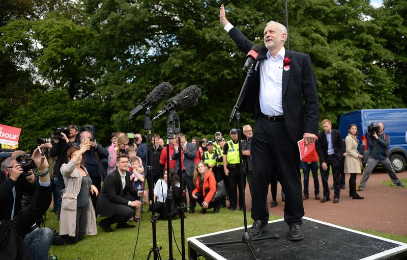 英國大選、柯賓、AFP PHOTO