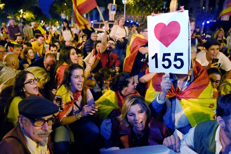 西班牙、加泰隆尼亞、獨立公投、評論、AFP PHOTO