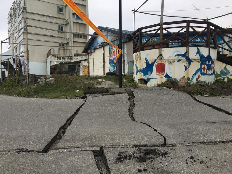 花蓮地震、花蓮、七星潭大橋