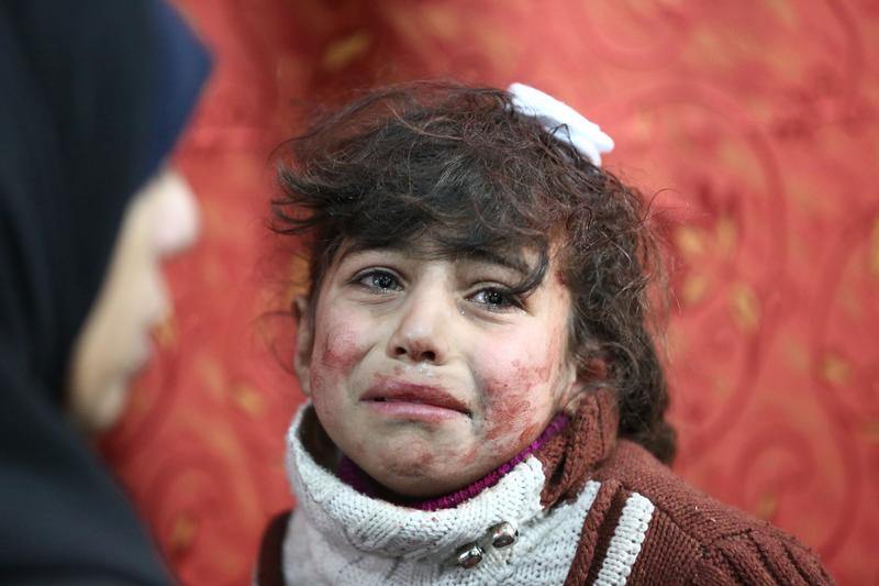 敘利亞、東古塔、AFP PHOTO、AMER ALMOHIBANY