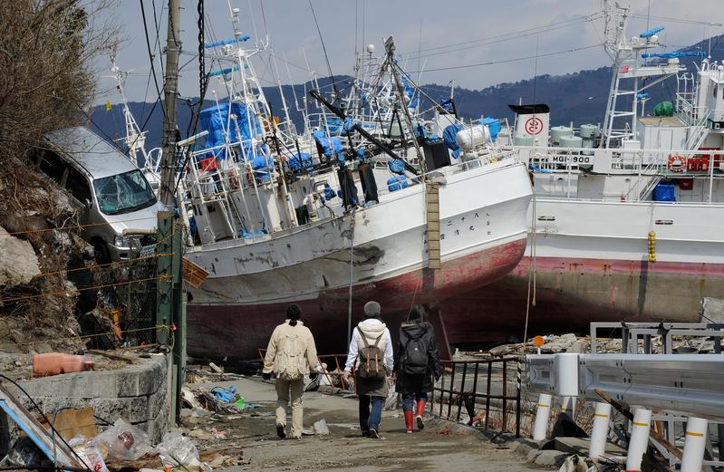 阿潑、311東日本地震、AFP PHOTO