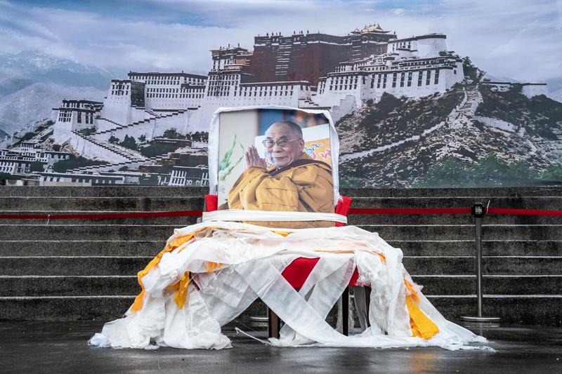 西藏抗暴60年遊行。001 （攝影／許𦱀倩）