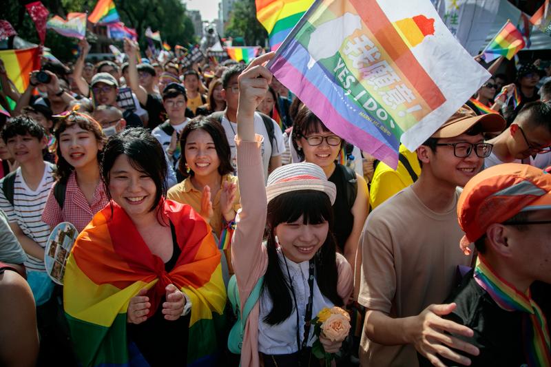 2019年5月17日──台灣寫下歷史，成為亞洲第一個同婚合法國家_(攝影/曾原信)