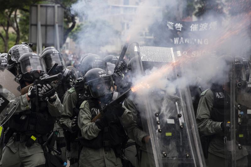 728、香港、毋忘上環、港警開槍、反送中