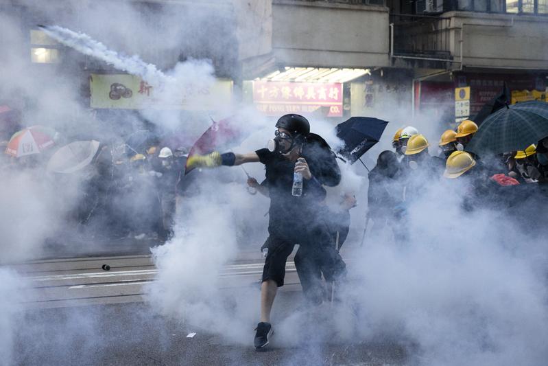 728、香港、毋忘上環、港警開槍、反送中