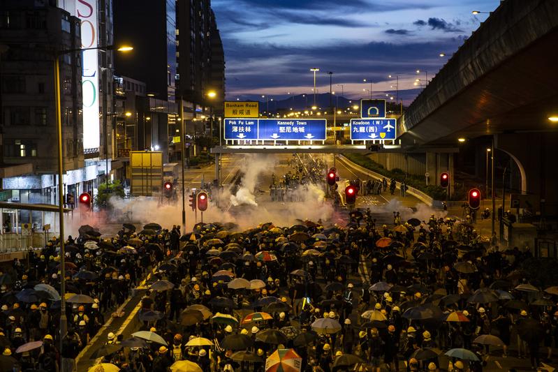 728、香港、毋忘上環、港警開槍、反送中