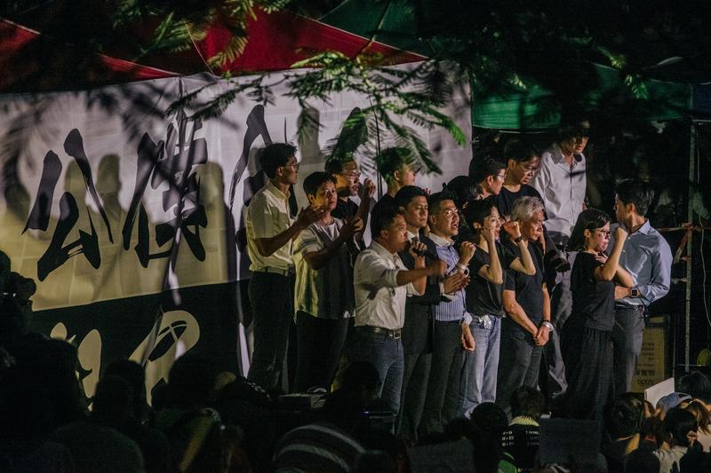 香港、公務員、遮打花園、反送中