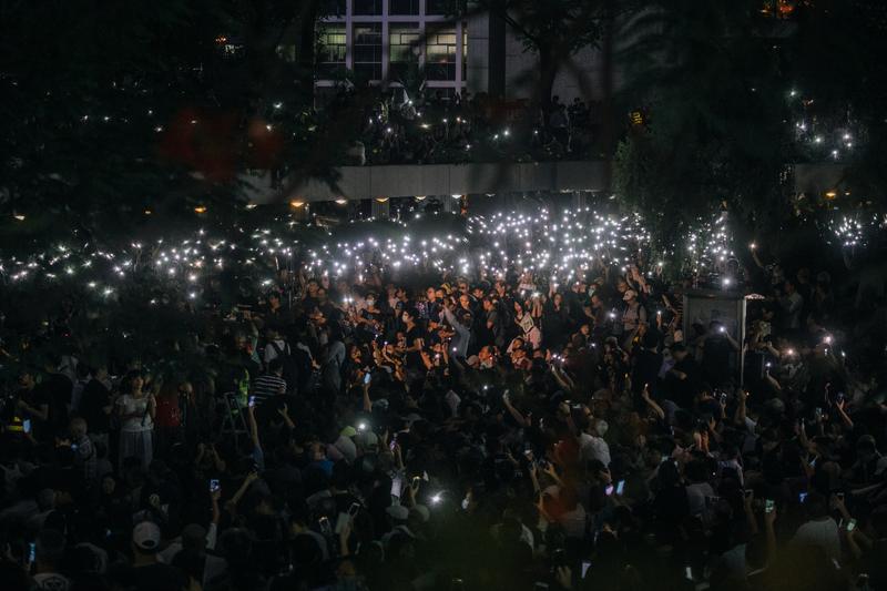 香港、公務員、遮打花園、反送中