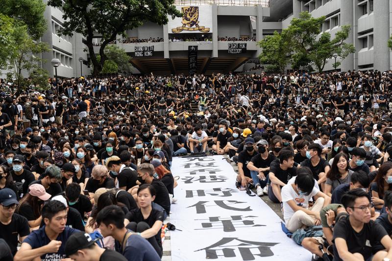 反送中、香港、大學、中學、罷課