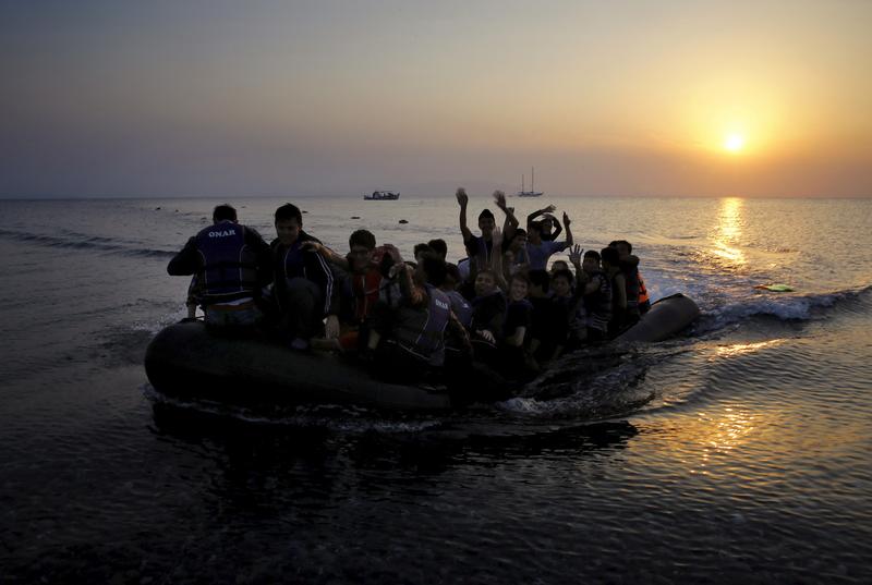投書、難民、希臘、海上救援、REUTERS、達志影像