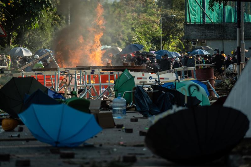 周梓樂、三罷、香港、反送中、中文大學