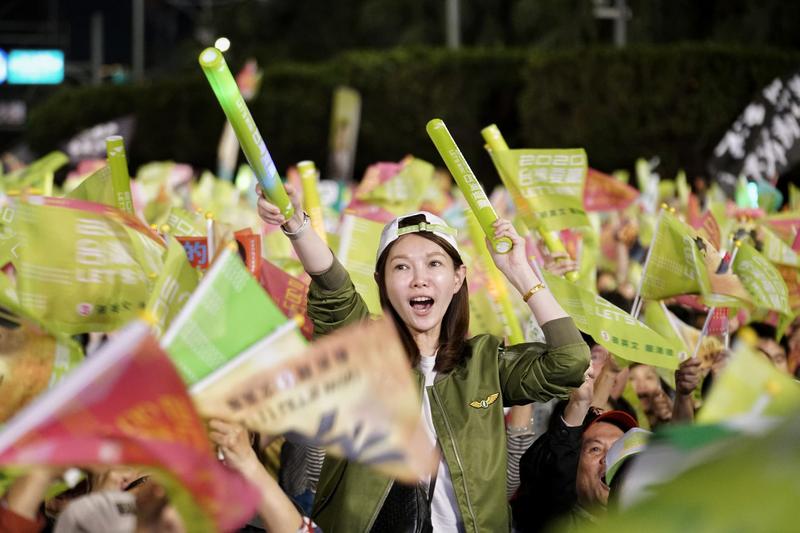 總統大選、蔡英文。(攝影/陳曉威)