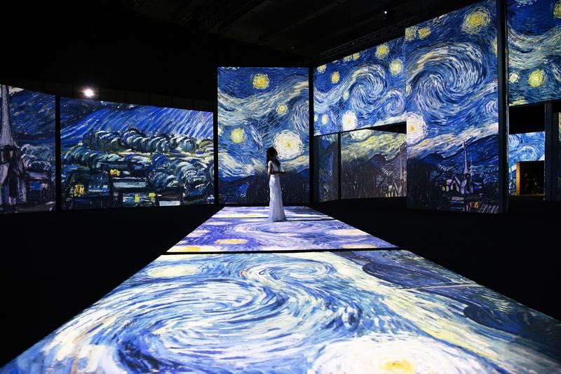 取自再見梵谷－光影體驗展 Van Gogh Alive Taiwan臉書