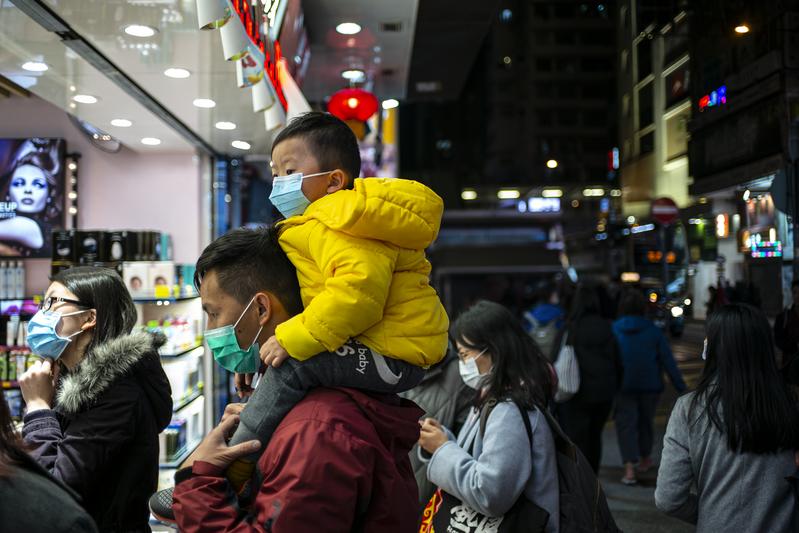 口罩、香港、武漢肺炎