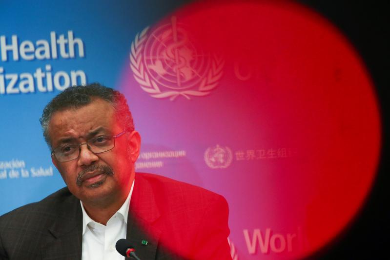 WHO祕書長譚德塞（Tedros Adhanom Ghebreyesus）照片。photo credit：AP Photo／Dake Kang／達志影像