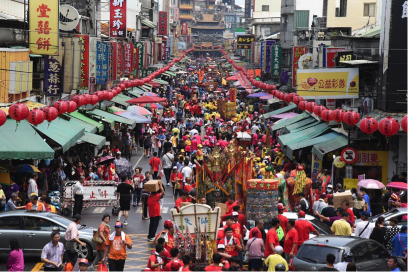 黃偉強、台灣、媽祖遶境