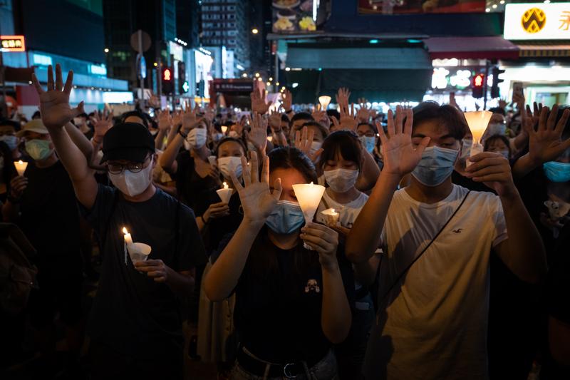 香港、六四、燭光