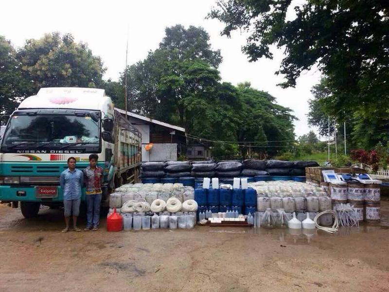 In August 2015, several trucks carrying ephedrine, a substance used for synthesizing meth, were seized between the Thailand-Myanmar border. Among the arrested, three of them were Taiwanese drug makers. This was the first case where authorities discovered Taiwanese involvement in Shan’s meth production since Asia-Pacific drug manufacturing hub was moved. (Photo Credit: Ministry of Justice Investigation Bureau)