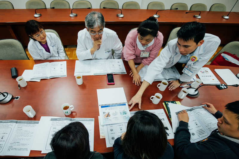 台北市立聯合醫院ACP諮商過程。（攝影／余志偉）