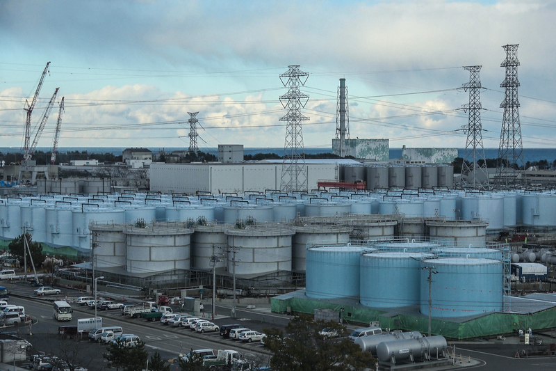 福島第一核電廠已累積124萬公噸無處可放的核汙水，預計2022年秋天所有儲存槽將全滿。（攝影／克拉克）