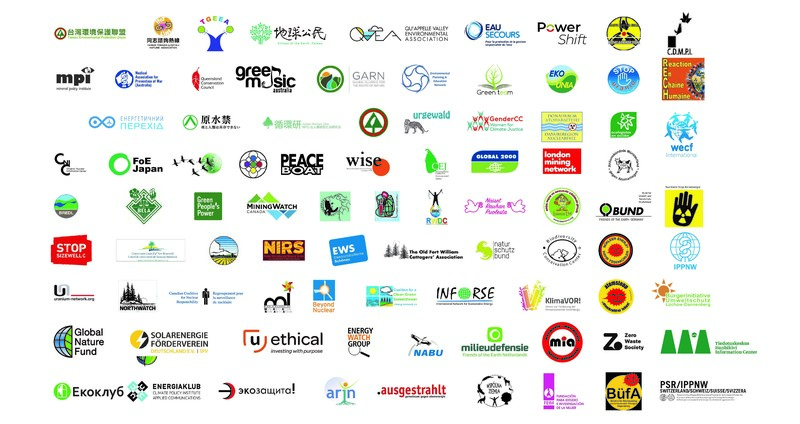 全球近500個NGO共同發起「Don’t Nuke The Climate」連署，反對將核電作為氣候變遷解方。（圖片提供／全國廢核行動平台）