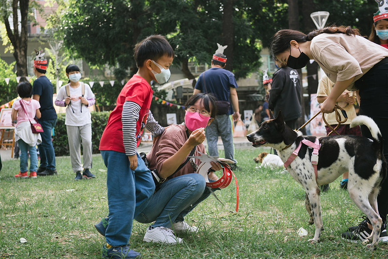 市集、試遛、與動物相處，轉型後的動保園區，成為許多爸媽和孩子認識生命、理解動物的場域。（照片提供／高雄燕巢動保園區）