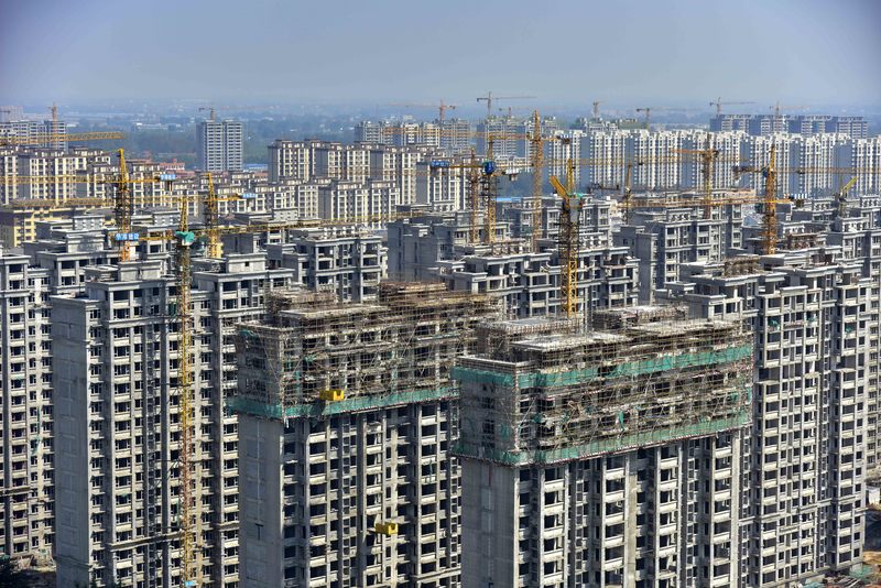 2021年位於山東省青州市的一處大型地產開發基地。（攝影／Future Publishing via Getty Images／Wang Jilin）