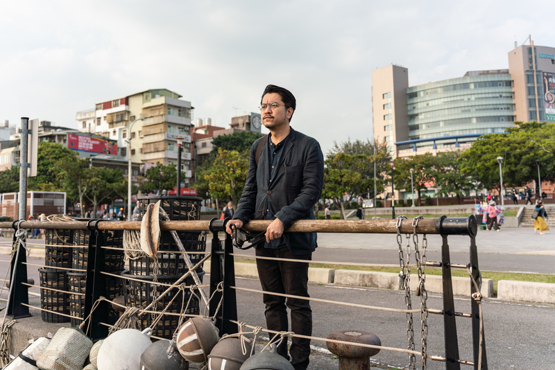 有22年媒體資歷的香港攝影師高仲明，來台一年，仍難熟悉台灣本地議題。（攝影／陳曉威）