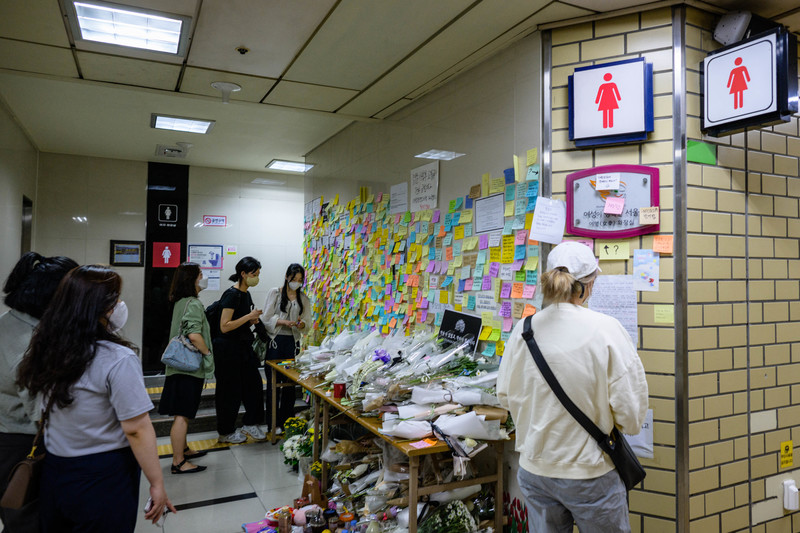 首爾地鐵新堂站跟騷殺人事件：韓國「不要再殺女」的第N次怒吼
