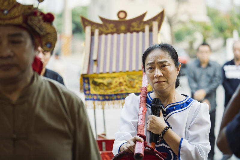 資深演員楊麗音飾演阿欽師妻子阿敏，首次入圍金馬獎最佳女配角。（劇照提供╱台北双喜電影）
