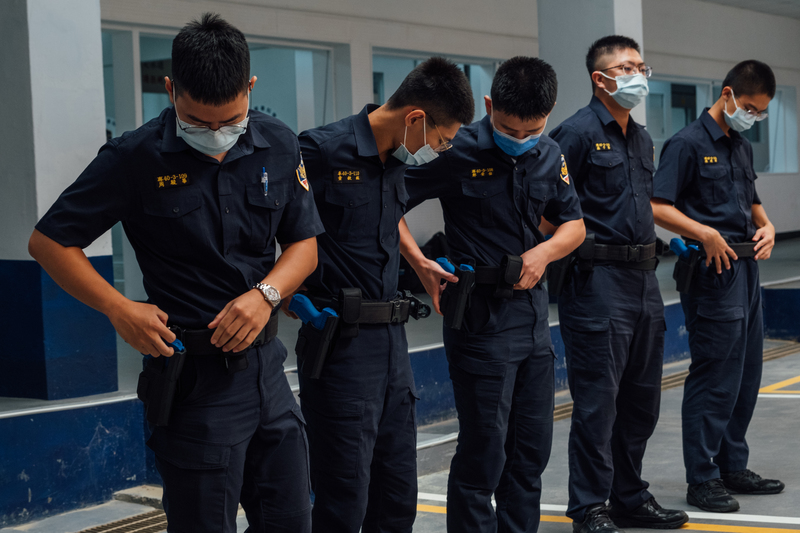 台灣警察專科學校副教授陳俊宏認為，異議單能讓警察有內省的機會。圖為警專上課情形。（攝影／余志偉）