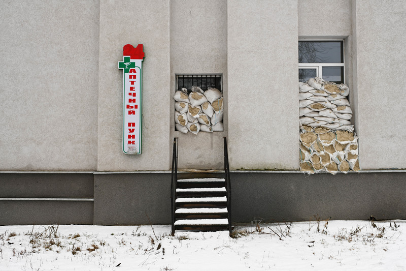 烏克蘭東部頓內茨克州康斯坦丁尼夫卡（Kostyantynivka）的醫院。（攝影／Colin Delfosse）