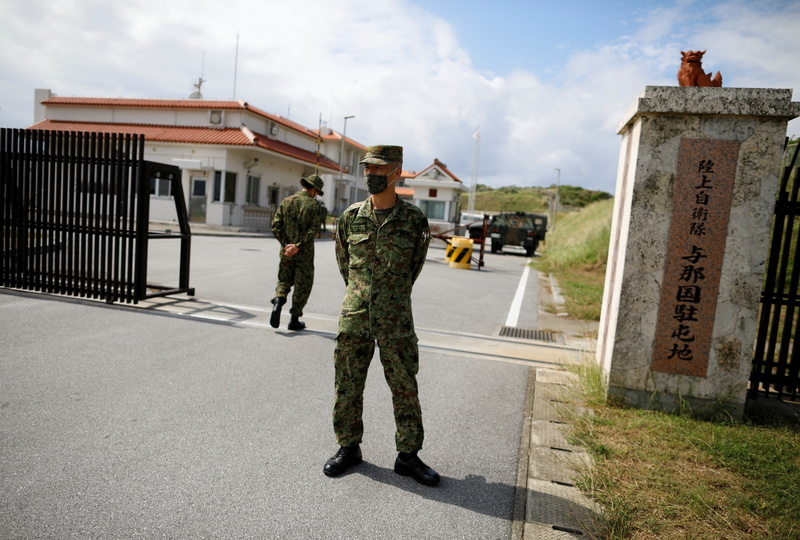 自衛隊、日本、與那國島