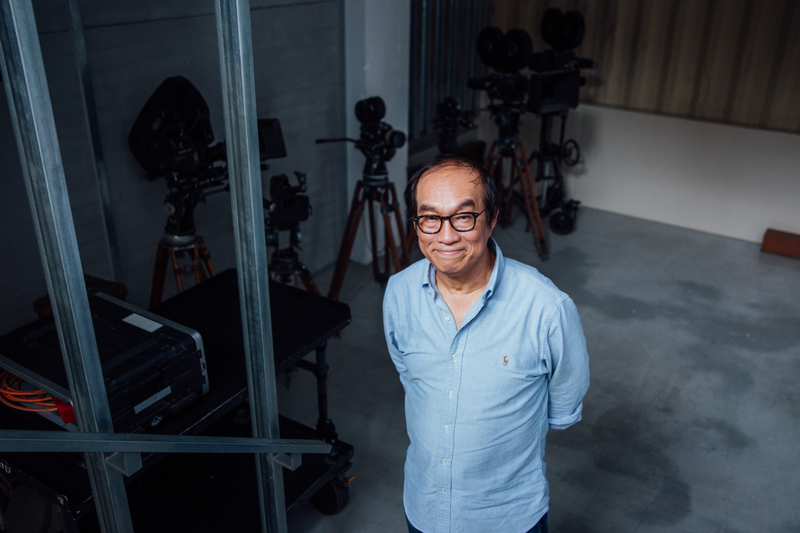 為台灣電影文化付出近50年光陰的剪接師廖慶松。（攝影／蔡耀徵）