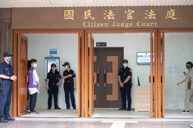 台北地院寶慶院區為新上路的國民法官制設置專庭審理。（攝影／林彥廷）