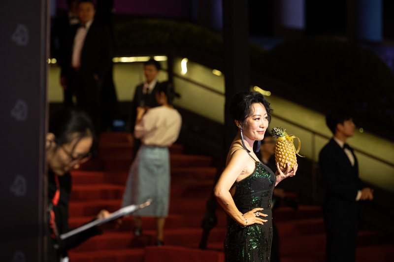 以《菠蘿，鳳梨》入圍最佳女主角的中國演員胡伶。（攝影／林彥廷）