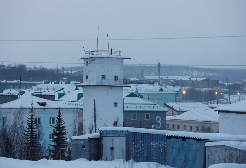 納瓦尼生前遭關押於北極圈被稱為「極地狼」的亞馬爾─涅涅茨自治區3號懲教流放地（FKU IK-3）。（攝影／REUTERS／Stringer／達志影像）