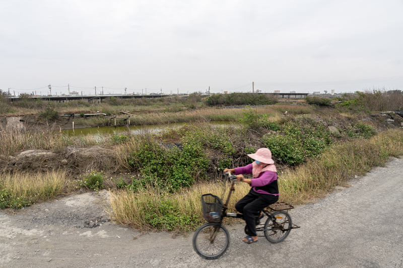 和暄綠能正規劃雲林口湖最大的漁電共生案場，面積超過100甲，卻在申請開發時意外遭退件。圖為和暄綠能案場。（攝影／黃世澤）