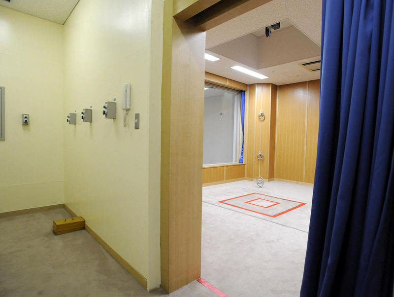 位於日本東京拘置所的死刑執行室。（攝影／JIJI PRESS／ AFP）
