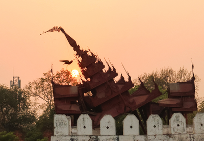 緬甸地震(攝影/Sebastien Berger/AFP)