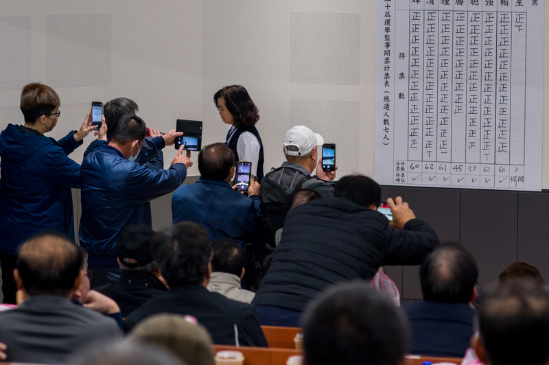 農會選舉採用「無記名連記法」,每位會員代表可投下與登記參選人數相同的票數。(攝影/黃世澤)