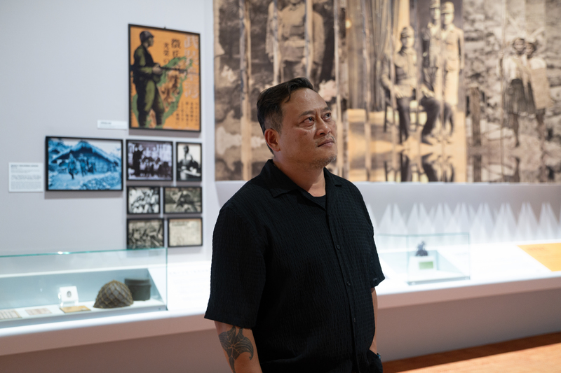 洛恩「乾孫」蔡政良,如今是台東史前文化博物館館長。(攝影/謝佩穎)