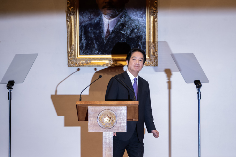 第二波大罷免結果,7席藍委罷免案全遭否決。總統賴清德晚間發表談話,表達執政團隊將進行4項調整,卓榮泰留任行政院長。(攝影/楊子磊)
