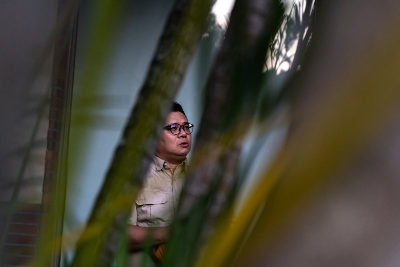 長期從事國防研究的台灣防禦協會理事陳柏宏認為，台灣民間普遍忽略「個人資料保護」的重要性。（攝影／陳曉威）