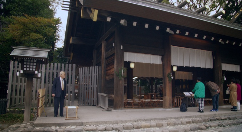 前台籍日本兵吳正男(左)迄今仍保留台灣籍，並未歸化日本。他的兒子不僅歸化日本籍，對於父親的選擇和經歷也不感興趣，這讓吳正男感到很寂寞。（劇照提供／公視紀錄觀點《冰封的記憶》）